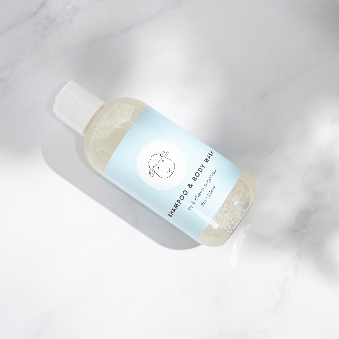 Shampoing et gel douche pour bébé