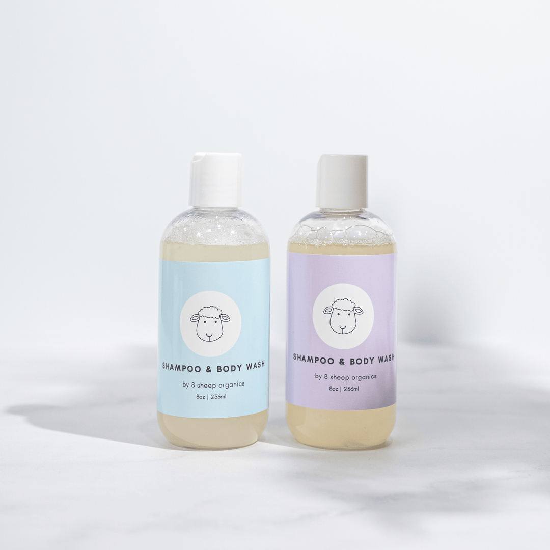 Shampoing et gel douche pour bébé