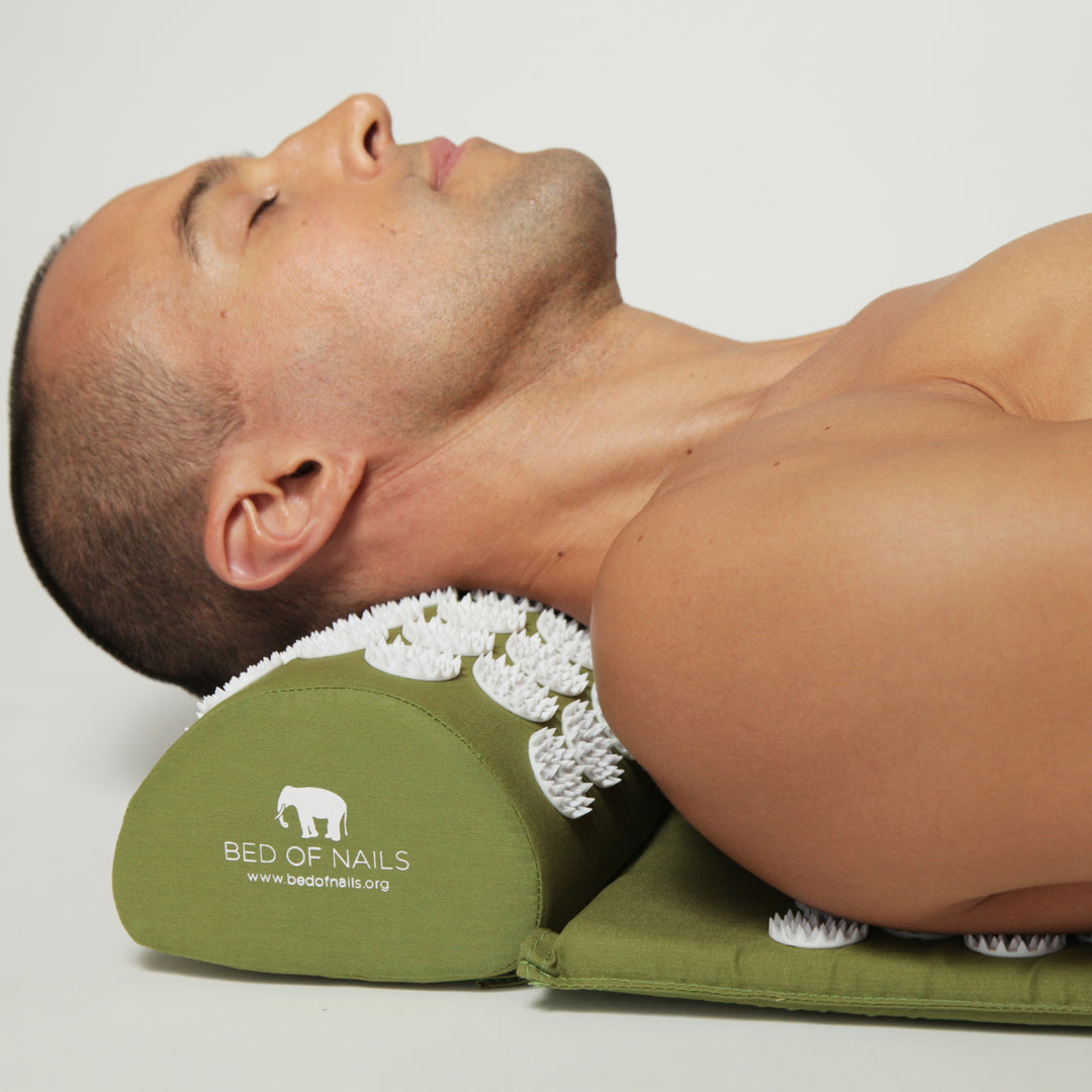 BON Mat & Pillow - Green - Bed of Nails