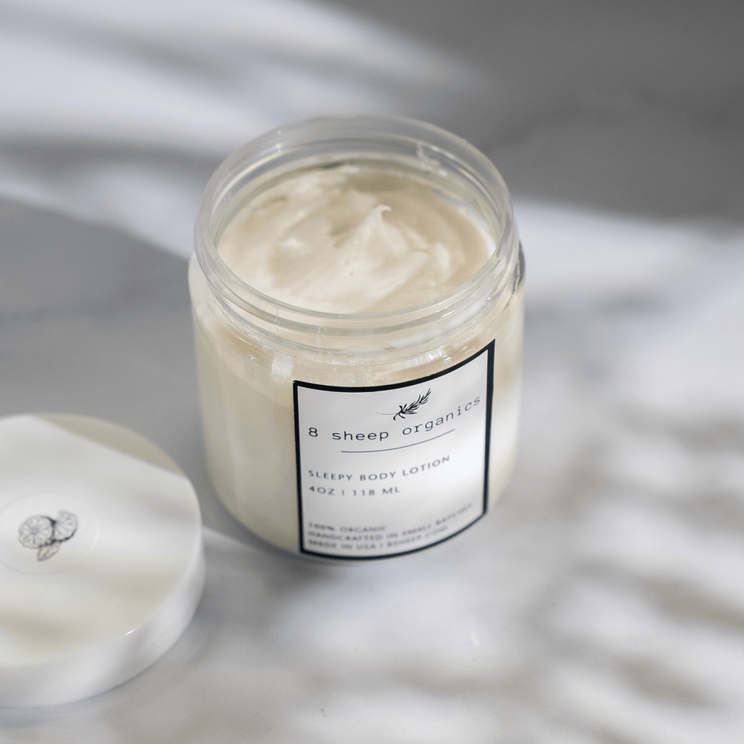 Lotion corporelle bio pour le sommeil