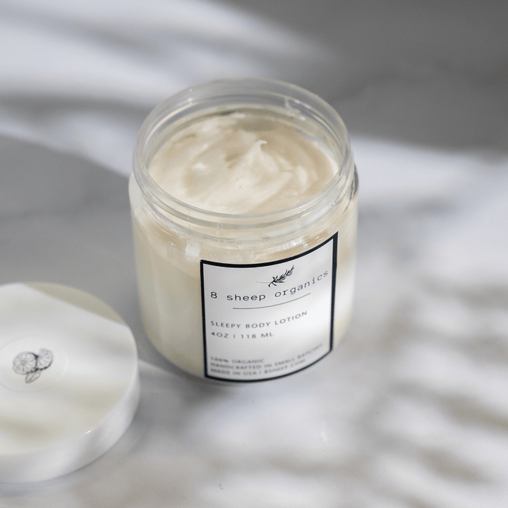 Lotion corporelle bio pour le sommeil