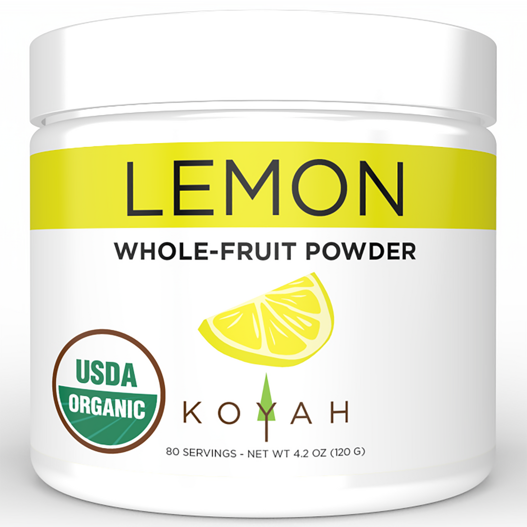 Poudre de citron biologique