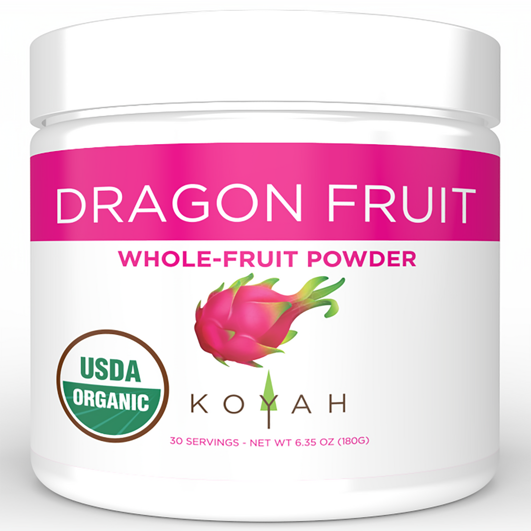 Poudre de fruit du dragon rose biologique