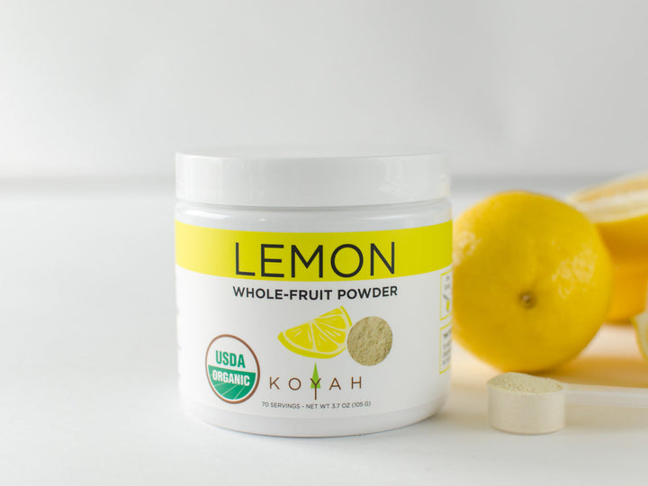 Poudre de citron biologique