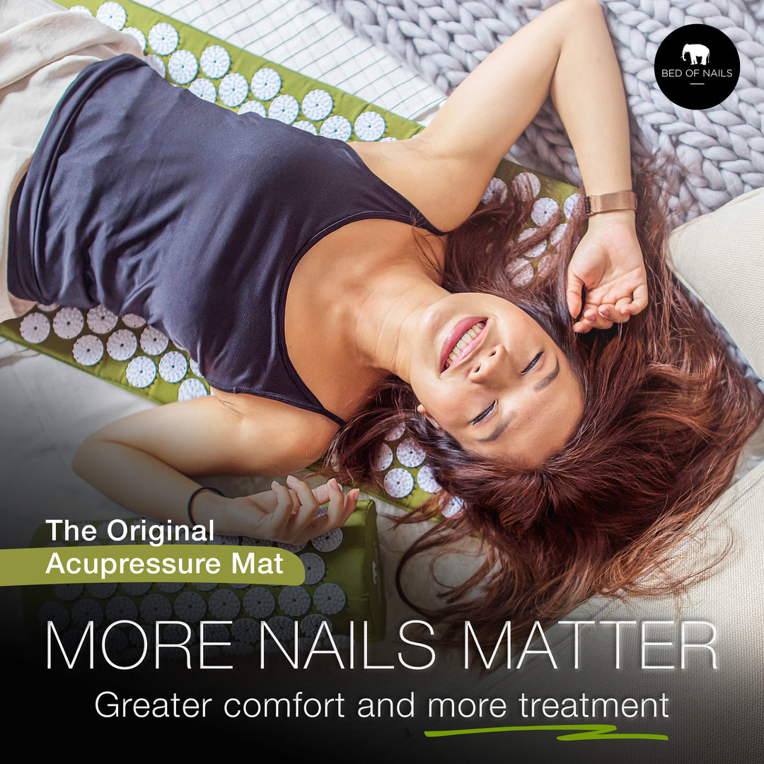 BON Mat & Pillow - Green - Bed of Nails