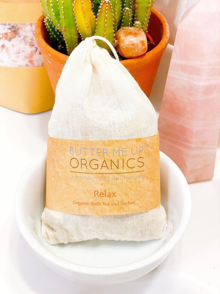 Organic Relaxation Bath Tea or Sachet