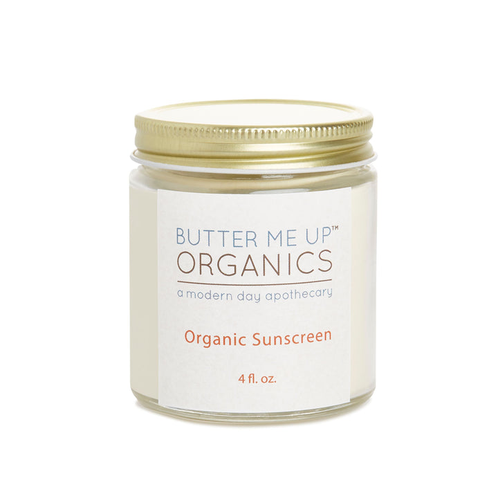 Natural Organic Sunscreen / Safe Sunscreen / Non-Nano Zinc Oxide Sunscreen / Sun Protection / Butter Me Up Organics