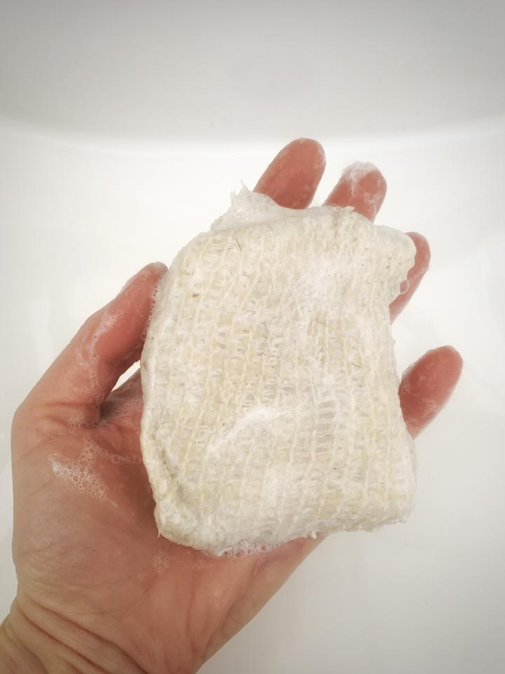 Natural Sisal Soap Saver and Exfoliating Pouch