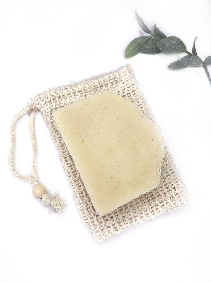 Natural Sisal Soap Saver and Exfoliating Pouch