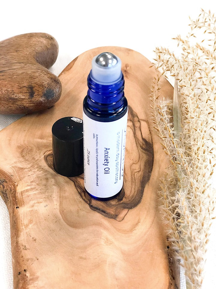 Anxiety Roller Ball / Organic Essential Oils For Anxiety / Anxiety Depression / Butter Me Up Organics