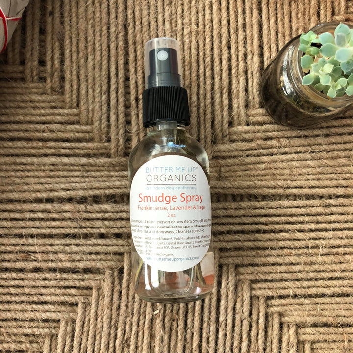 Organic Energy Cleansing Spray / Smudge Spray / Space Clearing / Energy Cleansing / Aura Cleansing / Purifying / Cleanse Negative Energy /