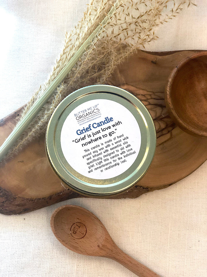 Grief Candle / Intention Candle / Essential Oil Candle / Soy Wax Candle / Candle for Grief