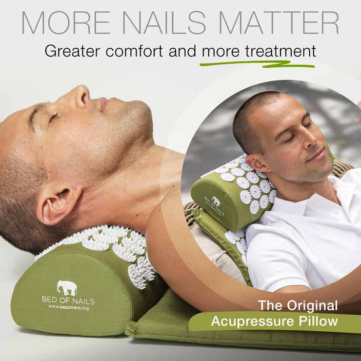 BON Pillow - Green - Bed of Nails