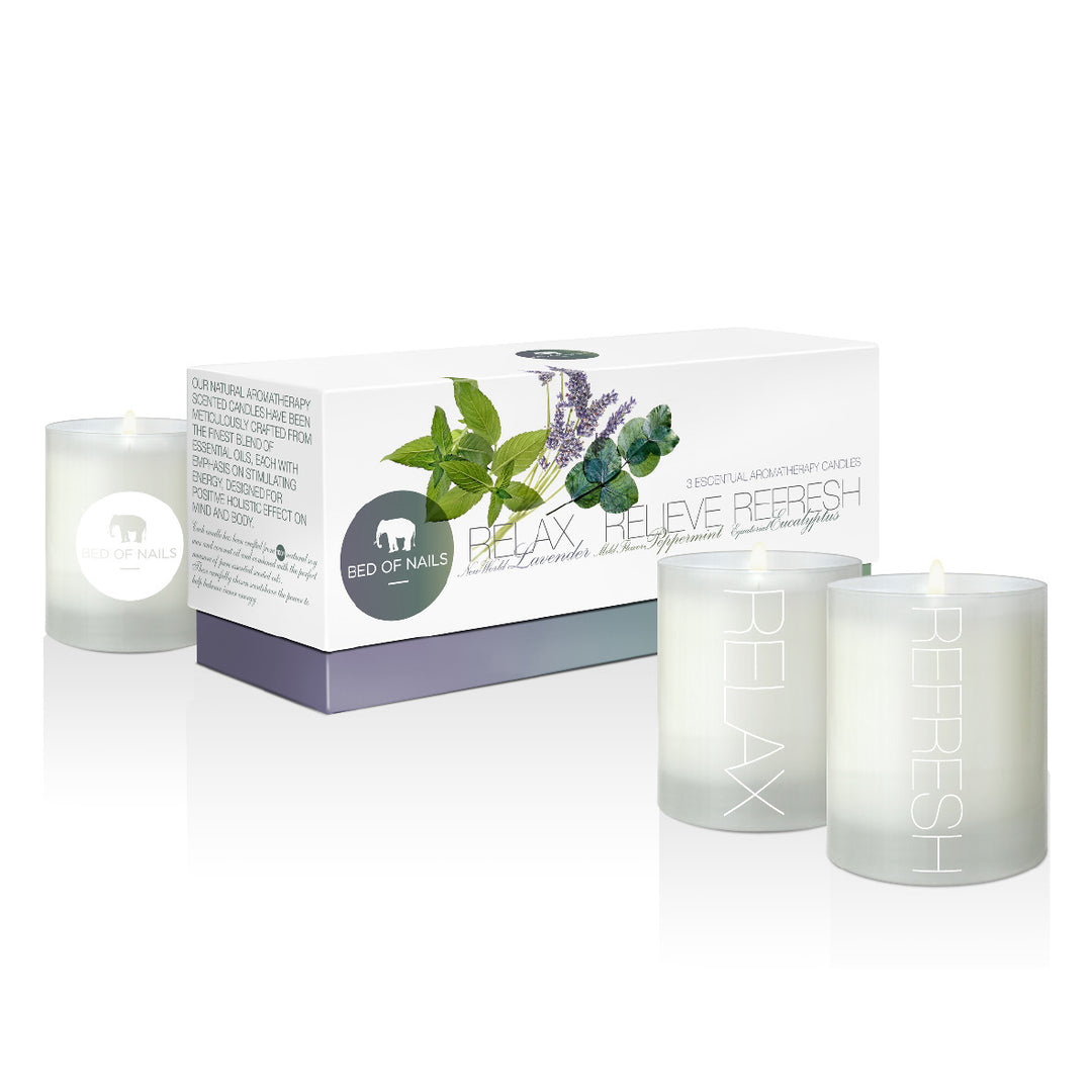 BON 3 Set Aromatherapy Candles - Bed of Nails